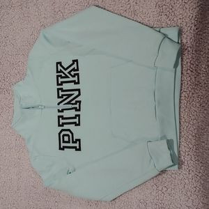 PINK Victoria Secret XS 1/4 zip fitted pullover
